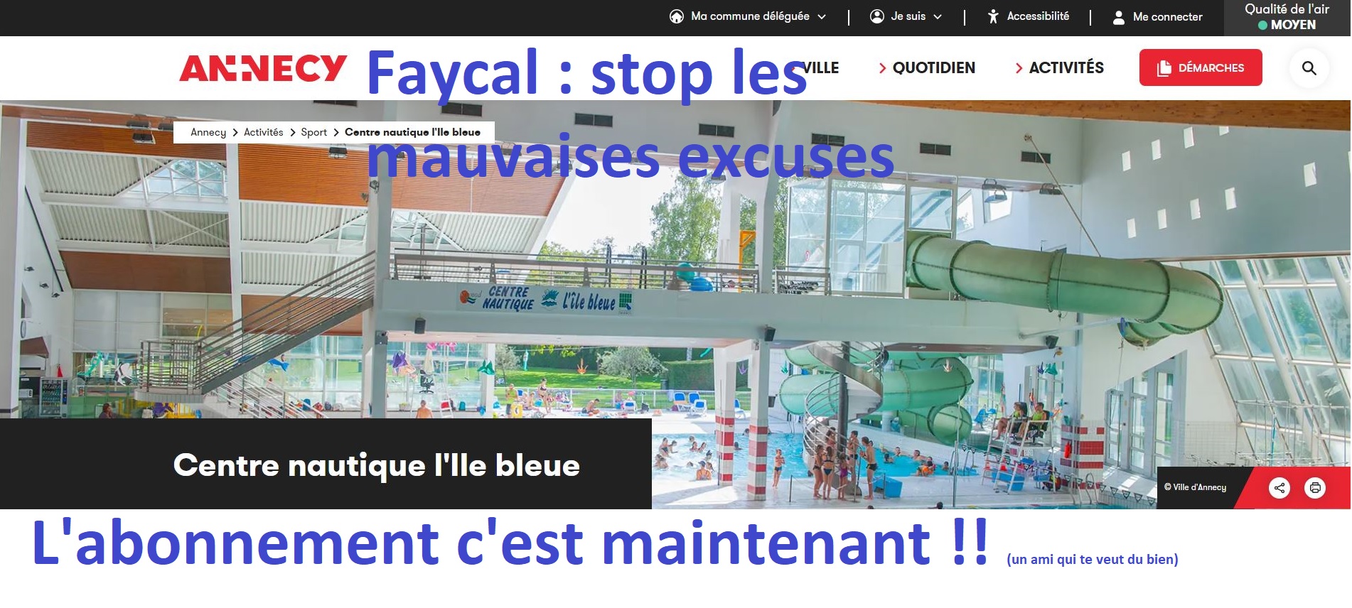 Faycal message special